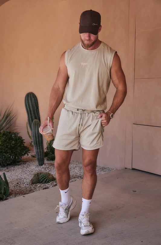 brown tee