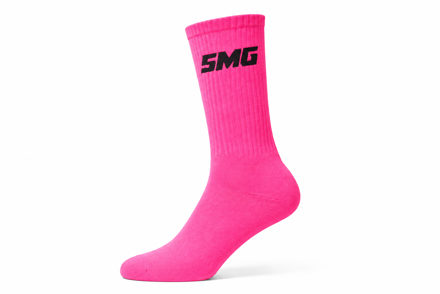 NEON PINK SMG SOCKS