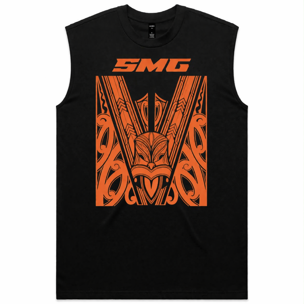 SMG HI-VIS SINGLET - NEON ORANGE