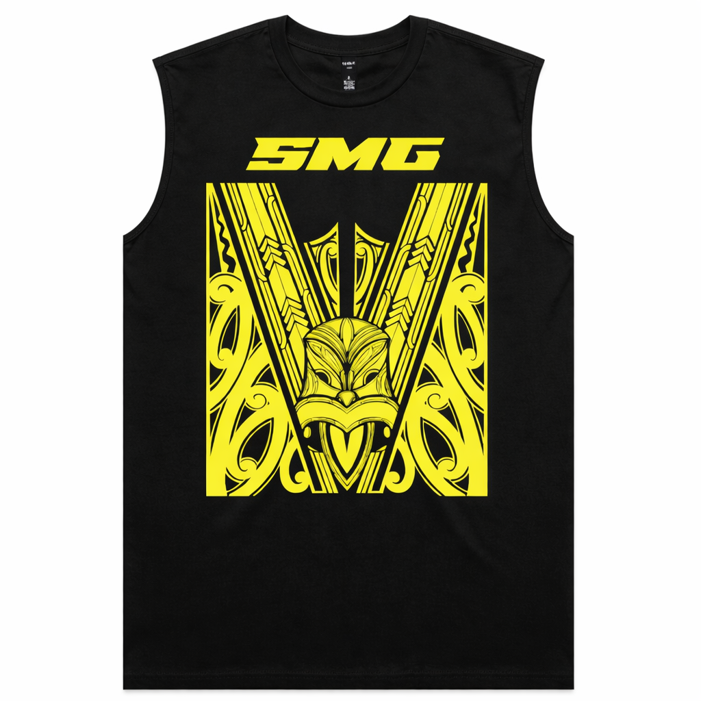 SMG HI-VIS SINGLET - NEON YELLOW