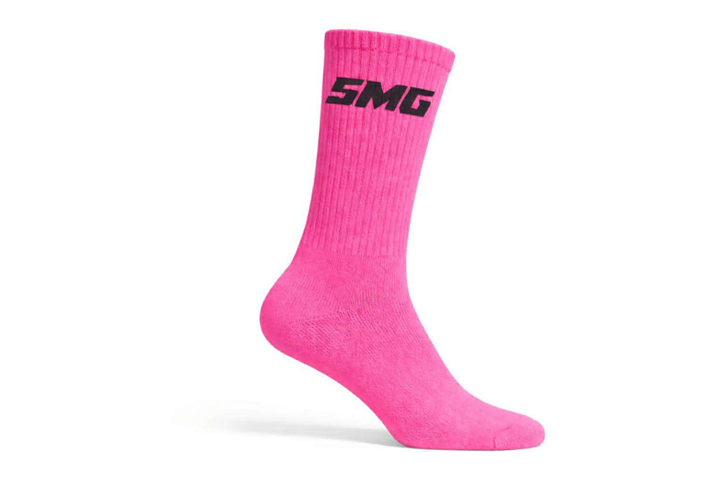 NEON PINK SMG SOCKS